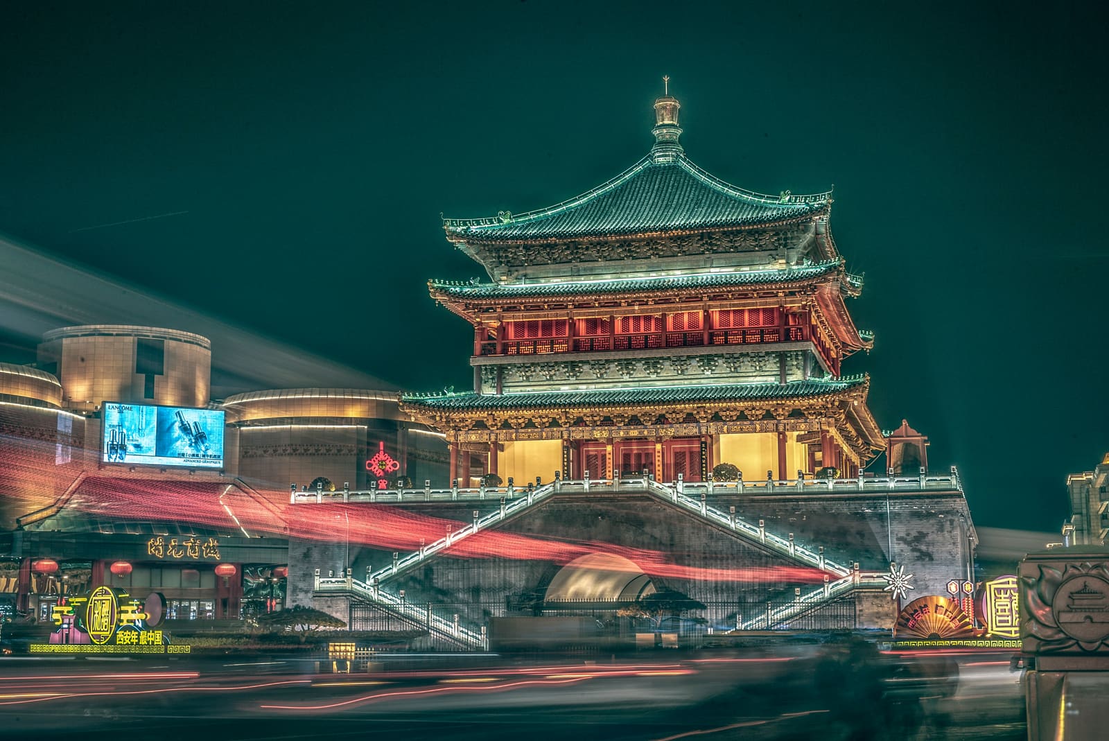 High-speed train at a modern station platform in China